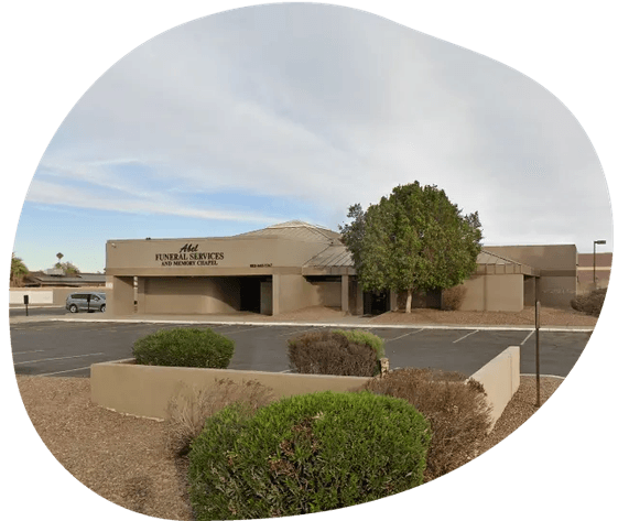 The Abel Funeral Services building in Phoenix, Arizona