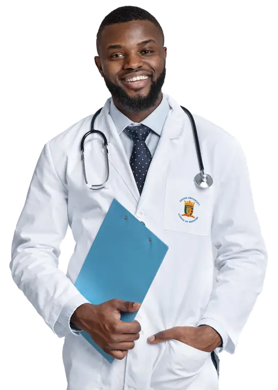 Xavier University School of Medicine student