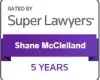 Rated by Super Lawyers — Shane McClelland