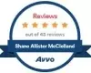 Avvo — five stars out of 43 reviews for Shane Allister McClelland